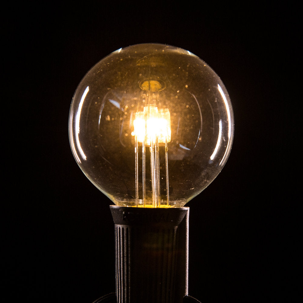 Hometown Evolution G50 LED 5-Diode Clear Light Bulb with C9-E17 Base