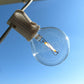 Hometown Evolution G50 LED Filament 10 Foot String Light Set with White Wire
