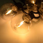 Hometown Evolution G50 Plastic LED Filament 25 Foot String Light Set with White Wire