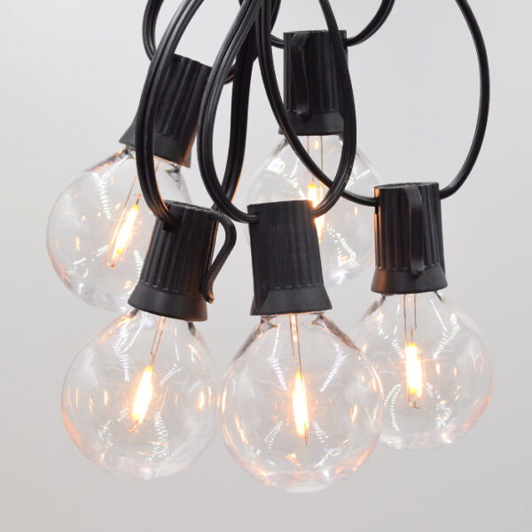 Hometown Evolution G50 Plastic LED Filament 50 Foot String Light Set w ...