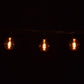 Hometown Evolution G50 Spiral Edison Commercial 100 Foot String Light Set with Black wire