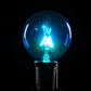 Hometown Evolution G50 Transparent Blue Light Bulb with C9-E17 Base (Box of 25)