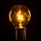 Hometown Evolution G50 Transparent Yellow Light Bulb with C9-E17 Base (Box of 25)