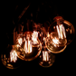Hometown Evolution G60 Lantern Edison 25 Foot String Light Set with Black wire