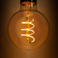 Hometown Evolution G80 LED Spiral Filament 3 Watts Light Bulb