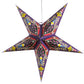 Hometown Evolution Ganasha Paper Star Purple Outdoor Lantern with Cord