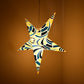 Hometown Evolution Geometric Yellow Blue Outdoor Lantern