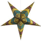 Hometown Evolution Honeycomb Paper Star Yellow Outdoor Lantern