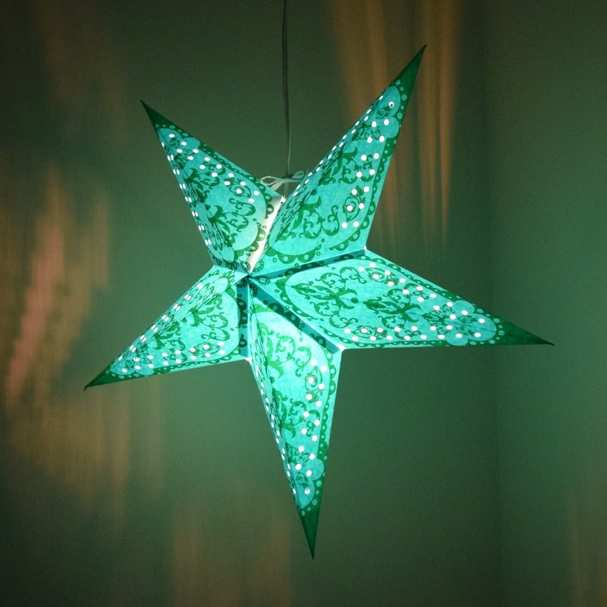 Hometown Evolution Jaipur Paper Star Outdoor Lantern