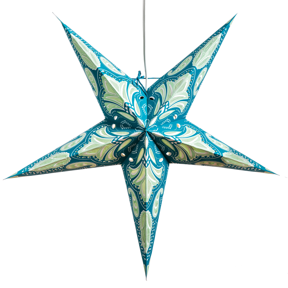 Hometown Evolution Lotus Paper Star Outdoor Lantern