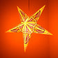 Hometown Evolution Mosaic Paper Star Outdoor Lantern with Cord