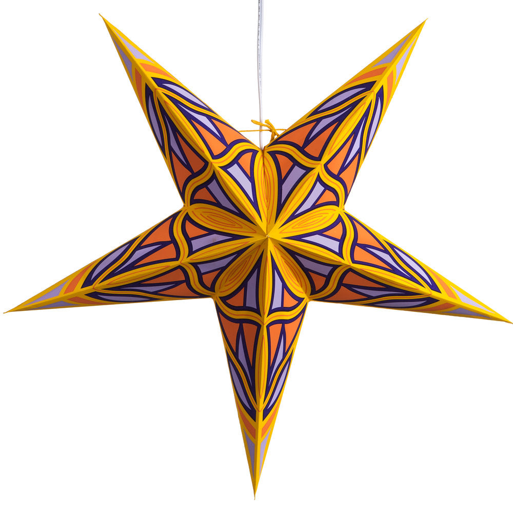 Hometown Evolution Mosaic Paper Star Outdoor Lantern