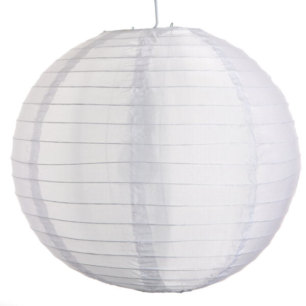 Hometown Evolution Nylon 24" Snow White Outdoor Lantern (Set of 3)