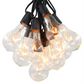 Hometown Evolution PS50 25 Foot Clear String Light Set with Black wire