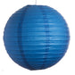 Hometown Evolution Paper 12" Dark Blue Outdoor Lantern (Set of 3)