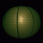 Hometown Evolution Paper 12" Dark Green Outdoor Lantern (Set of 3)