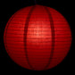 Hometown Evolution Paper 12" Red Outdoor Lantern (Set of 3)