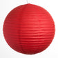 Hometown Evolution Paper 12" Red Outdoor Lantern (Set of 3)