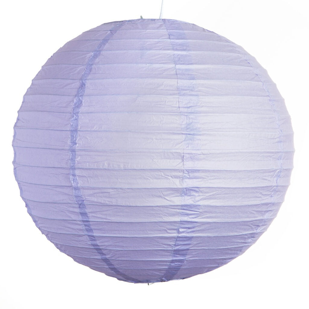 Hometown Evolution Paper 16" Light Purple Outdoor Lantern (Set of 3)