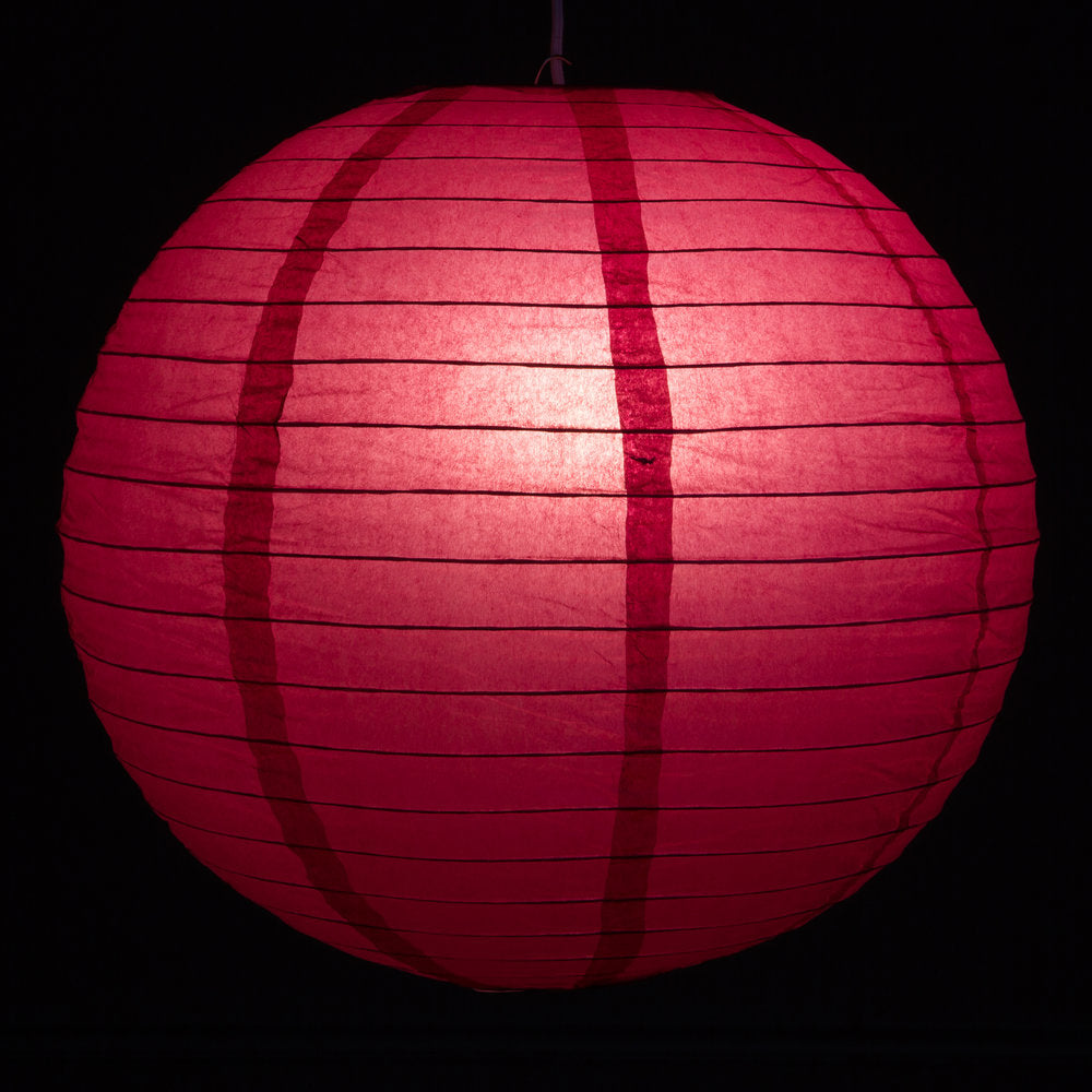 Hometown Evolution Paper 16" Pink Outdoor Lantern (Set of 3)