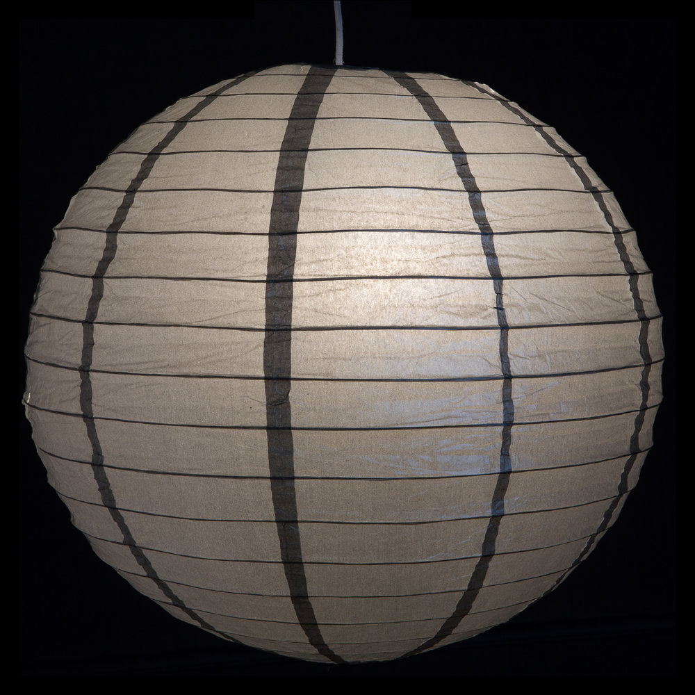 Hometown Evolution Paper 16" Silver Outdoor Lantern (Set of 3)