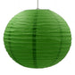 Hometown Evolution Paper 20" Dark Green Outdoor Lantern (Set of 3)