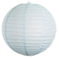 Hometown Evolution Paper 20" Ice Blue Outdoor Lantern (Set of 3)