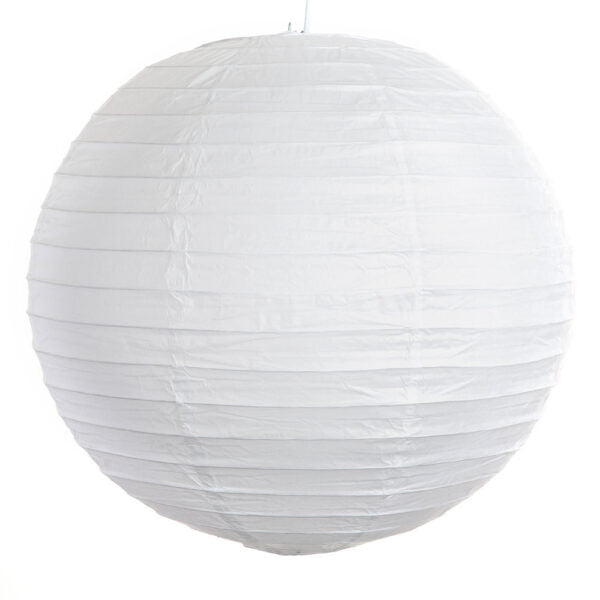 Hometown Evolution Paper 20" Snow White Outdoor Lantern (Set of 3)