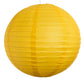 Hometown Evolution Paper 20" Yellow Outdoor Lantern (Set of 3)