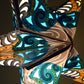 Hometown Evolution Paper Star Blue Obsession Outdoor Lantern with Cord
