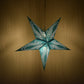 Hometown Evolution Paper Star Caribbean Teal Outdoor Lantern