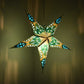 Hometown Evolution Paper Star Green Obsession Outdoor Lantern
