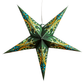 Hometown Evolution Paper Star Green Obsession Outdoor Lantern with Cord