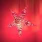 Hometown Evolution Paper Star Pink Charm Outdoor Lantern