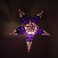 Hometown Evolution Paper Star Purple Charm Outdoor Lantern