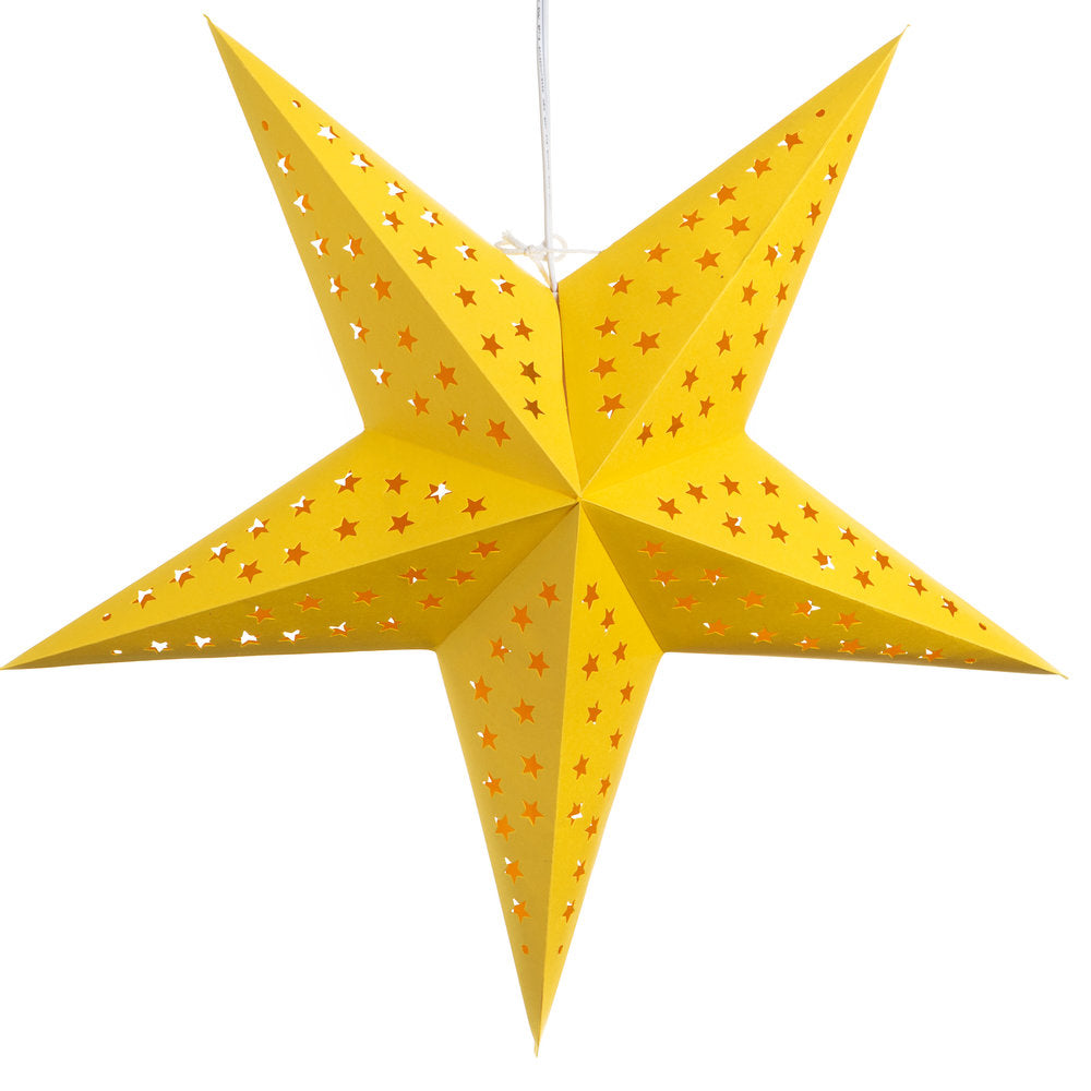 Hometown Evolution Paper Yellow Tranquility Outdoor Lantern