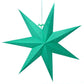 Hometown Evolution Polaris Paper Star Turquoise Outdoor Lantern with Cord