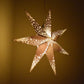 Hometown Evolution Rigel Paper Star Gray Outdoor Lantern with Cord