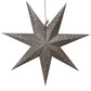 Hometown Evolution Rigel Paper Star Gray Outdoor Lantern