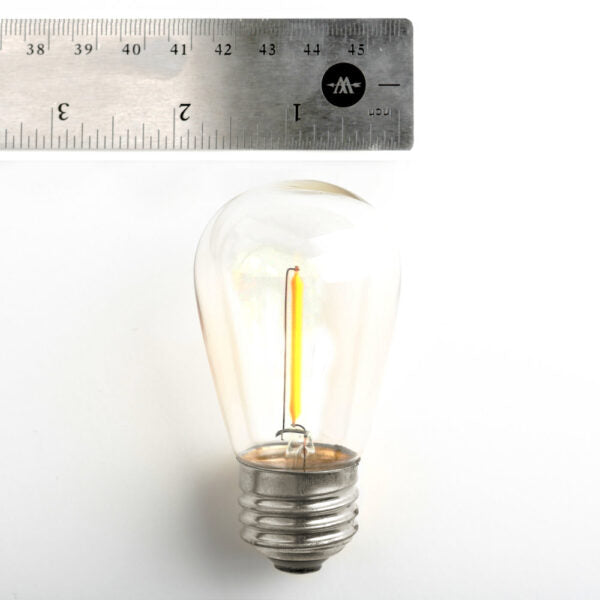 Hometown Evolution S14 LED Filament Clear Light Bulb with E26 Base (Box of 25)