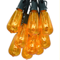 Hometown Evolution ST40 100 Foot Mercury Gold String Light Set with Green Wire