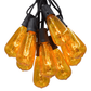 Hometown Evolution ST40 25 Foot Mercury Gold String Light Set with Black Wire
