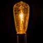 Hometown Evolution ST40 25 Foot Mercury Gold String Light Set with Black Wire