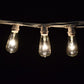 Hometown Evolution ST40 Commercial 25 Foot Clear String Light Set with White Wire