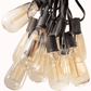 Hometown Evolution ST40 Lantern Edison 100 Foot String Light Set with Black wire