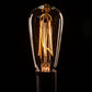 Hometown Evolution ST40 Lantern Edison Light Bulb with C9-E17 Base