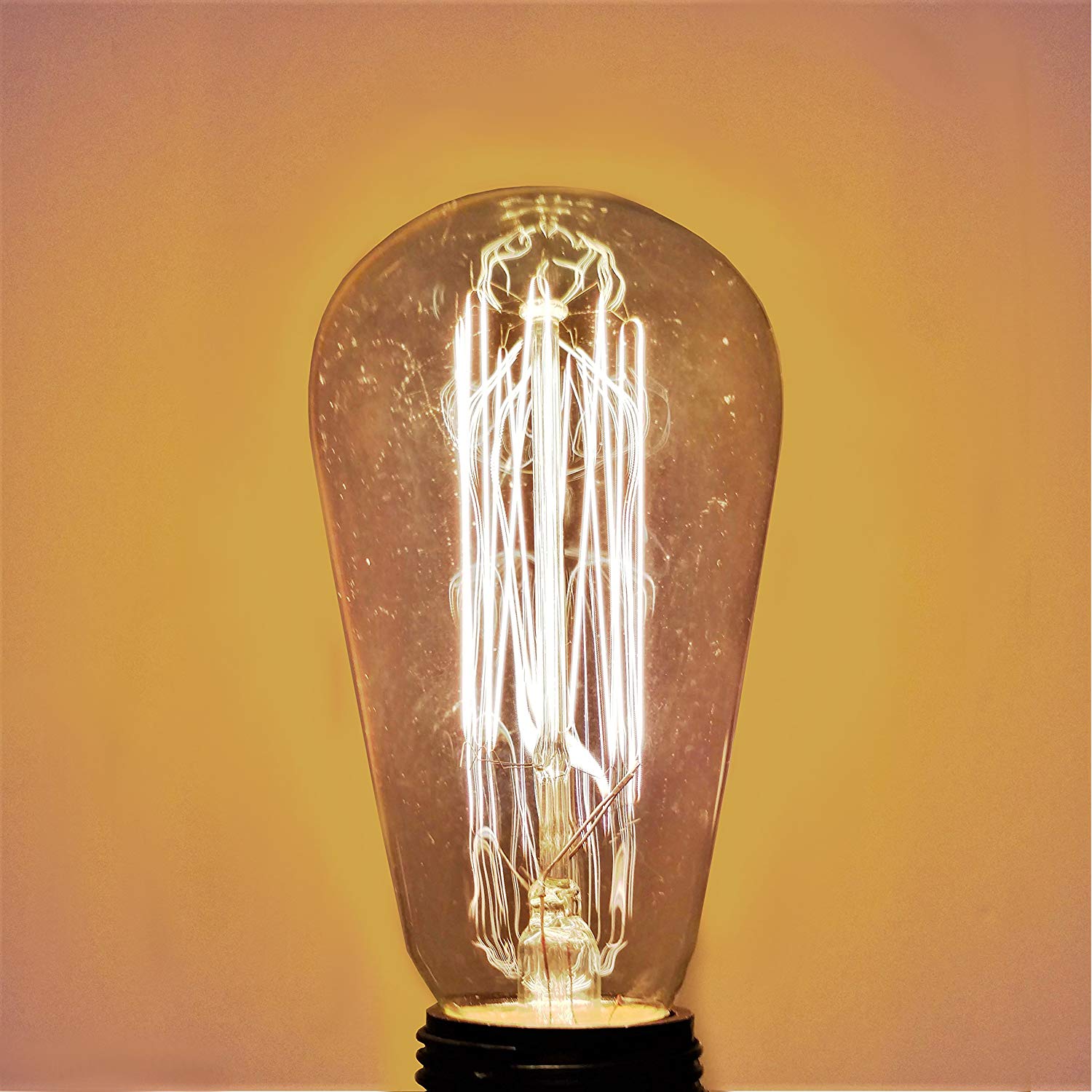Hometown Evolution ST64 Lantern Vintage Edison 60 Watts Light Bulb 3 Packs