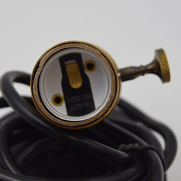 Hometown Evolution Small 4 Foot Antique Brass Cable with Single Socket
