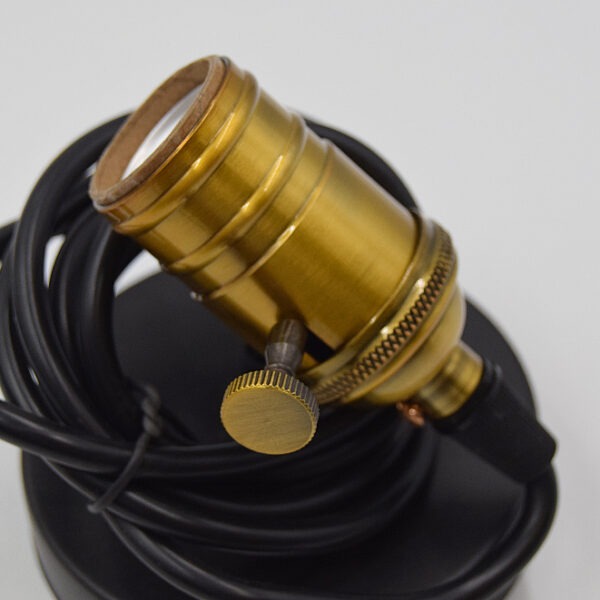 Hometown Evolution Small 4 Foot Antique Brass Cable with Single Socket