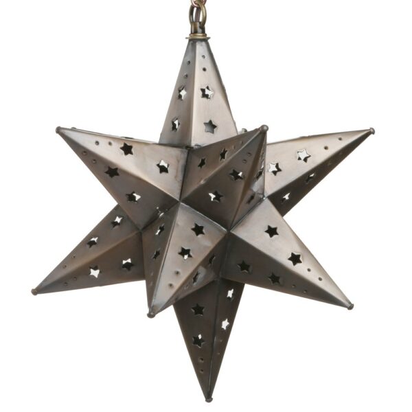 Hometown Evolution Star Cut 12" Tin Star Light